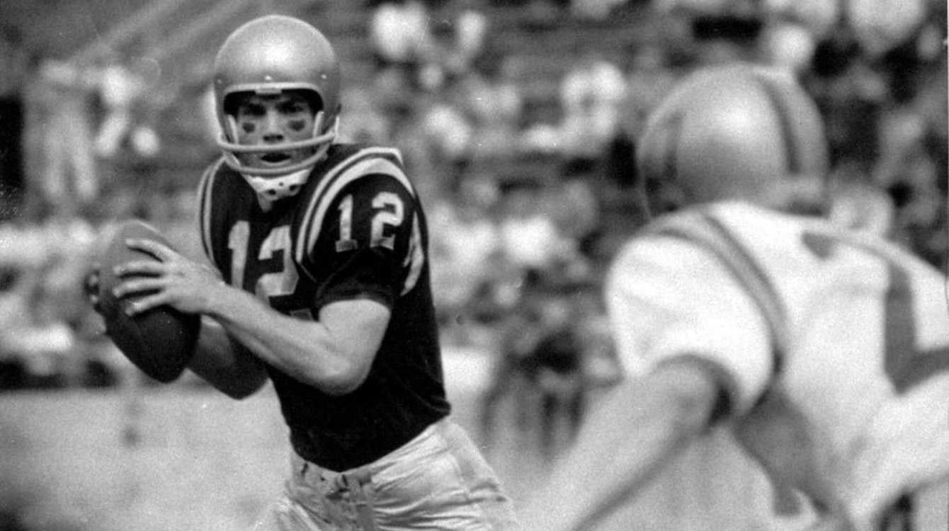 Former Navy quarterback Roger Staubach