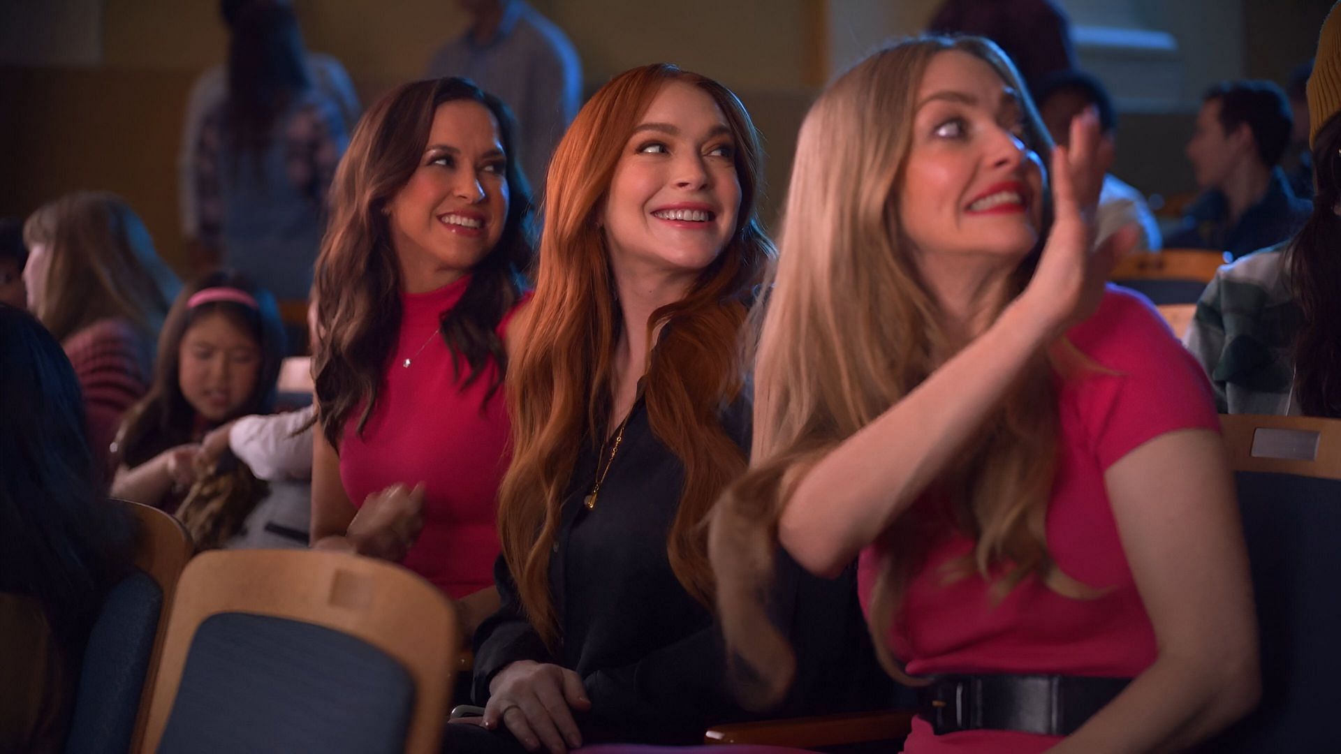 Mean Girls cast reunite for new Walmart commercial (image via @lavitalohan on X)