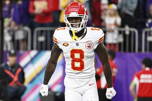 Justyn Ross during Kansas City Chiefs v Minnesota Vikings