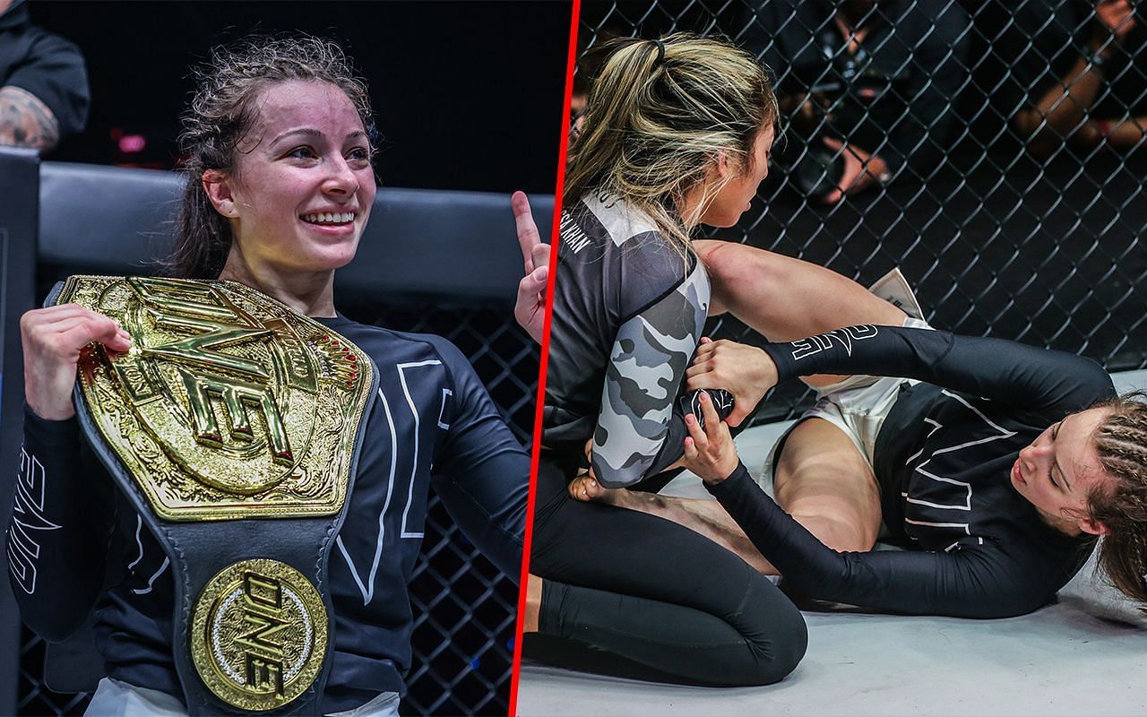 Danielle Kelly has a unique way of keeping herself busy on fight week