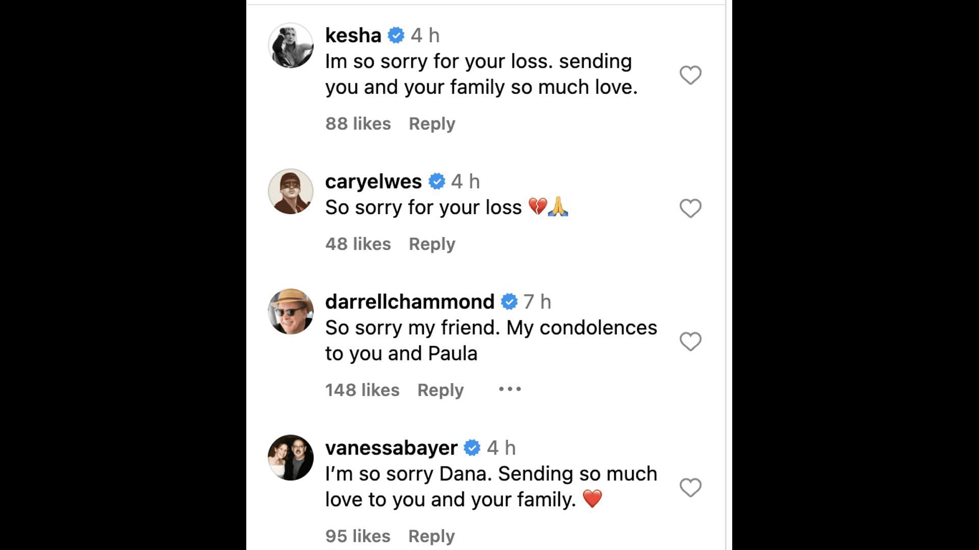 Social media users grieve Dex Carvey&#039;s death. (Image via Instagram/ @thedanacarvey)