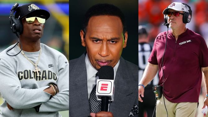Deion Sanders to Texas A&M gets a big upvote from Stephen A. Smith as Jimbo Fisher gets fired post Week 11 win