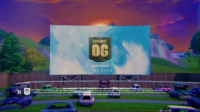 Play the new Fortnite OG Battle Royale season