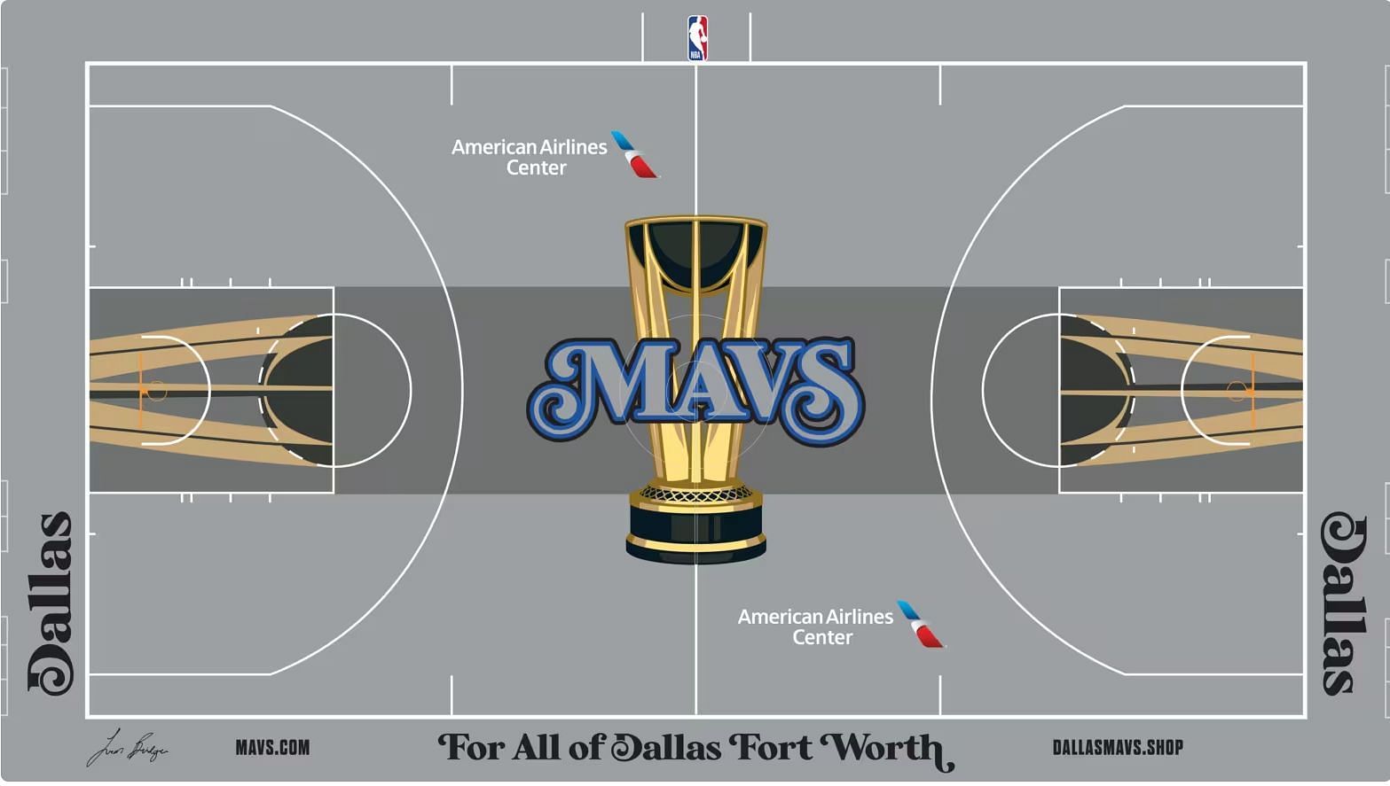 Why are Dallas Mavericks not using In-Season Tournament court vs Clippers?