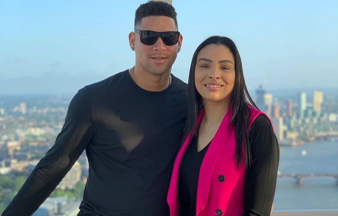 Gary Sanchez with his wife Sahaira Sanchez. Source - @elgarysanchez