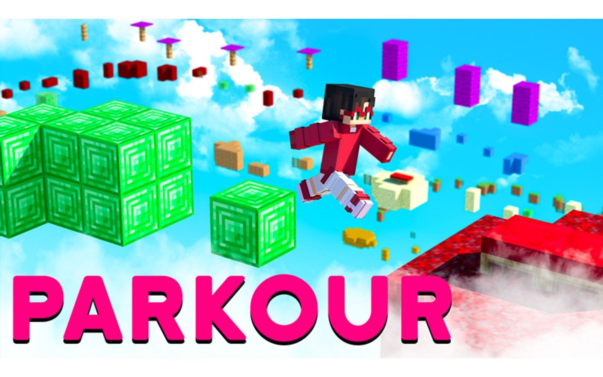 Being a parkour pro certainly has its perks (Image via Mojang)