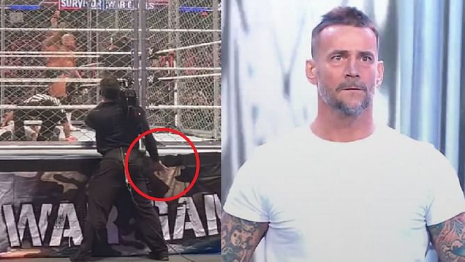 Cameraman caught signaling WWE star to leave before CM Punk's return