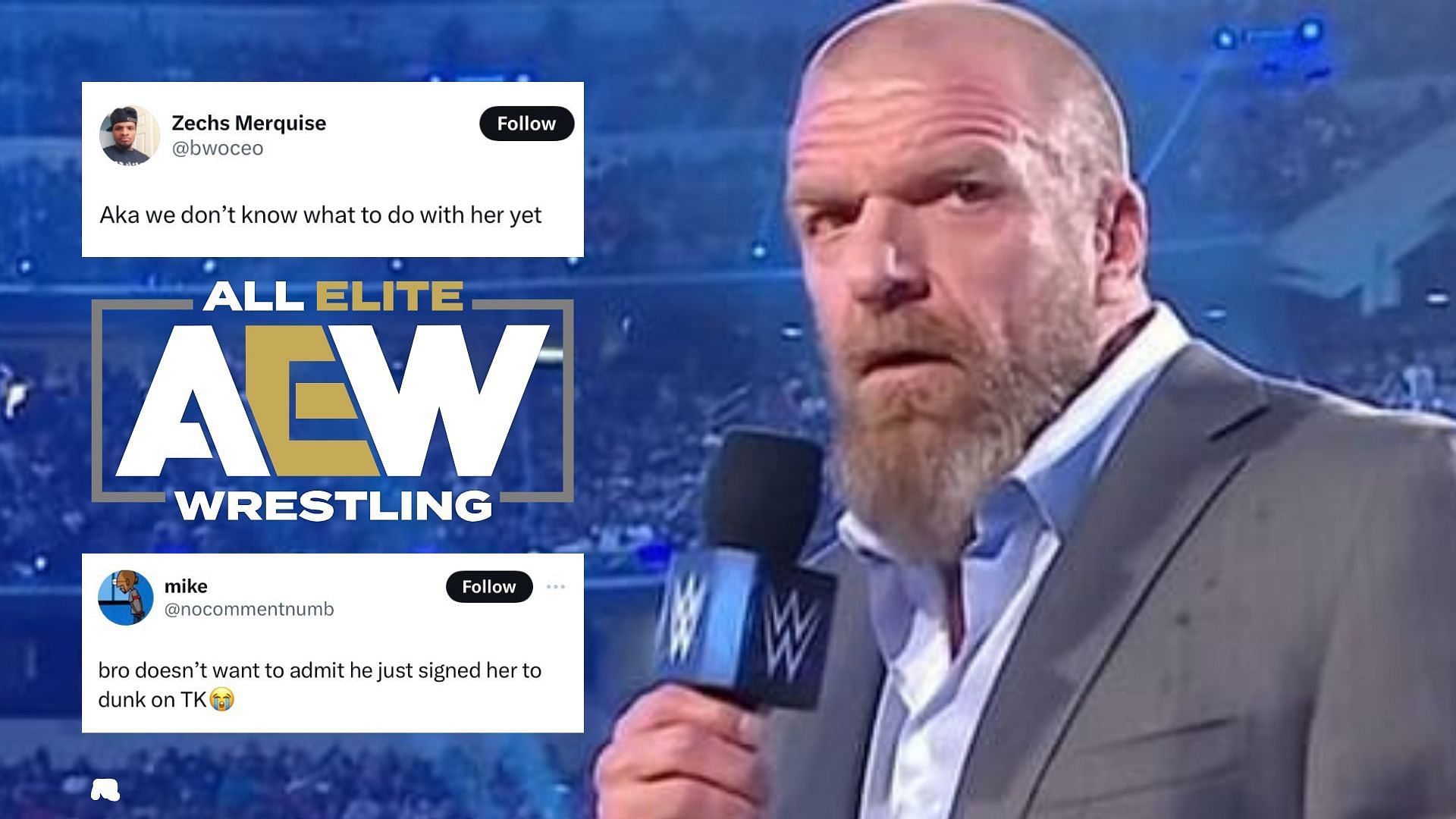 Did Triple H really take a shot at AEW?