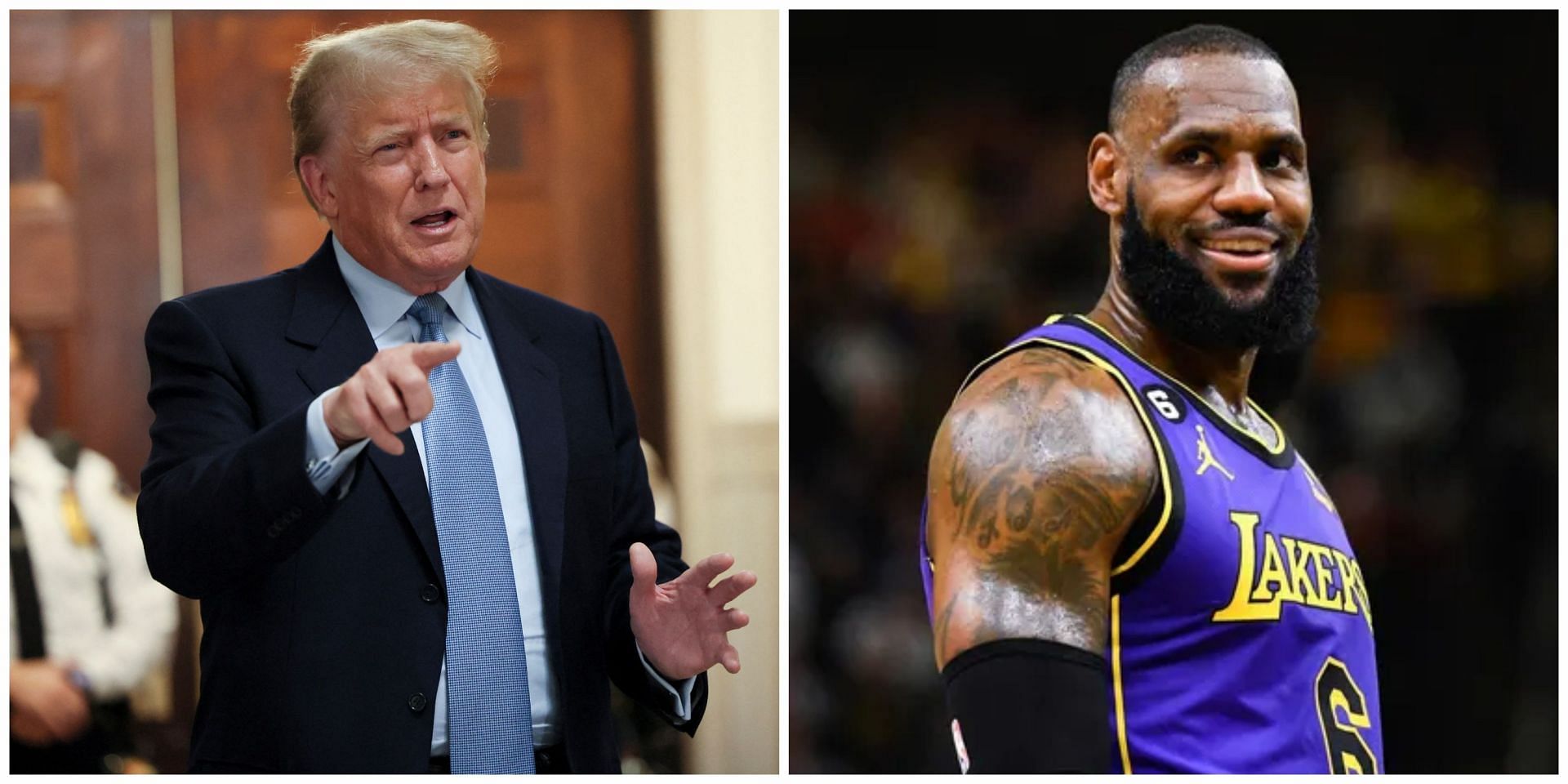 Donald Trump encouraged LeBron James to transition to join him in basketball