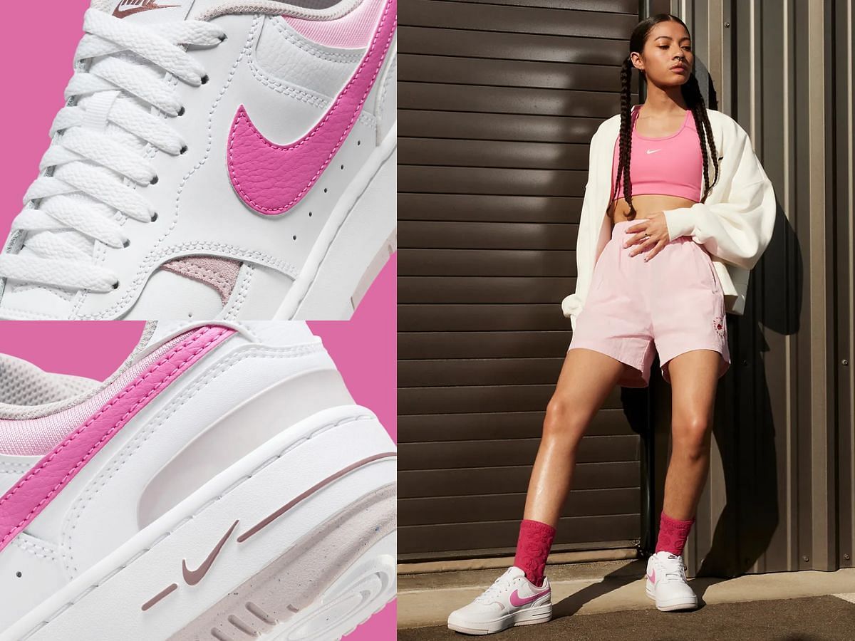 Nike Gamma Force White/Pink sneakers (Image via Sneaker News)