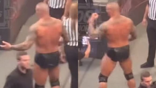 [Watch] Unseen footage of Randy Orton confronting major superstar after WWE Survivor Series: WarGames 2023 went off air
