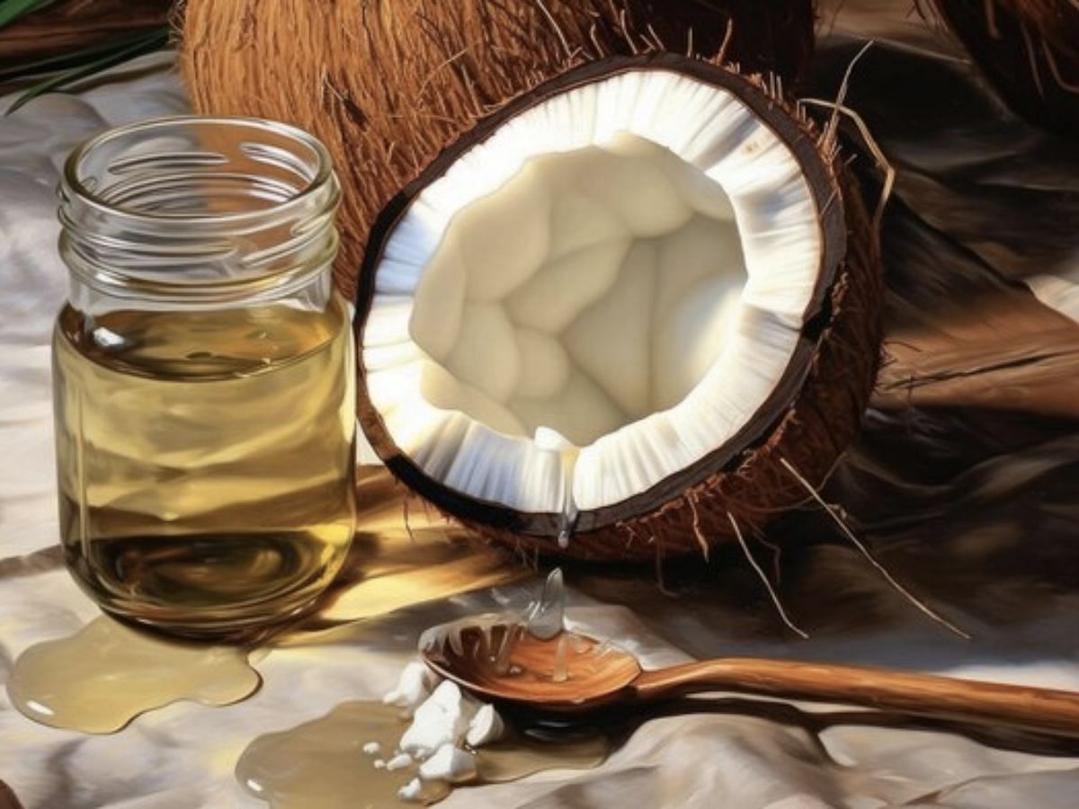 Coconut Oil And Honey (Image via Freepik)