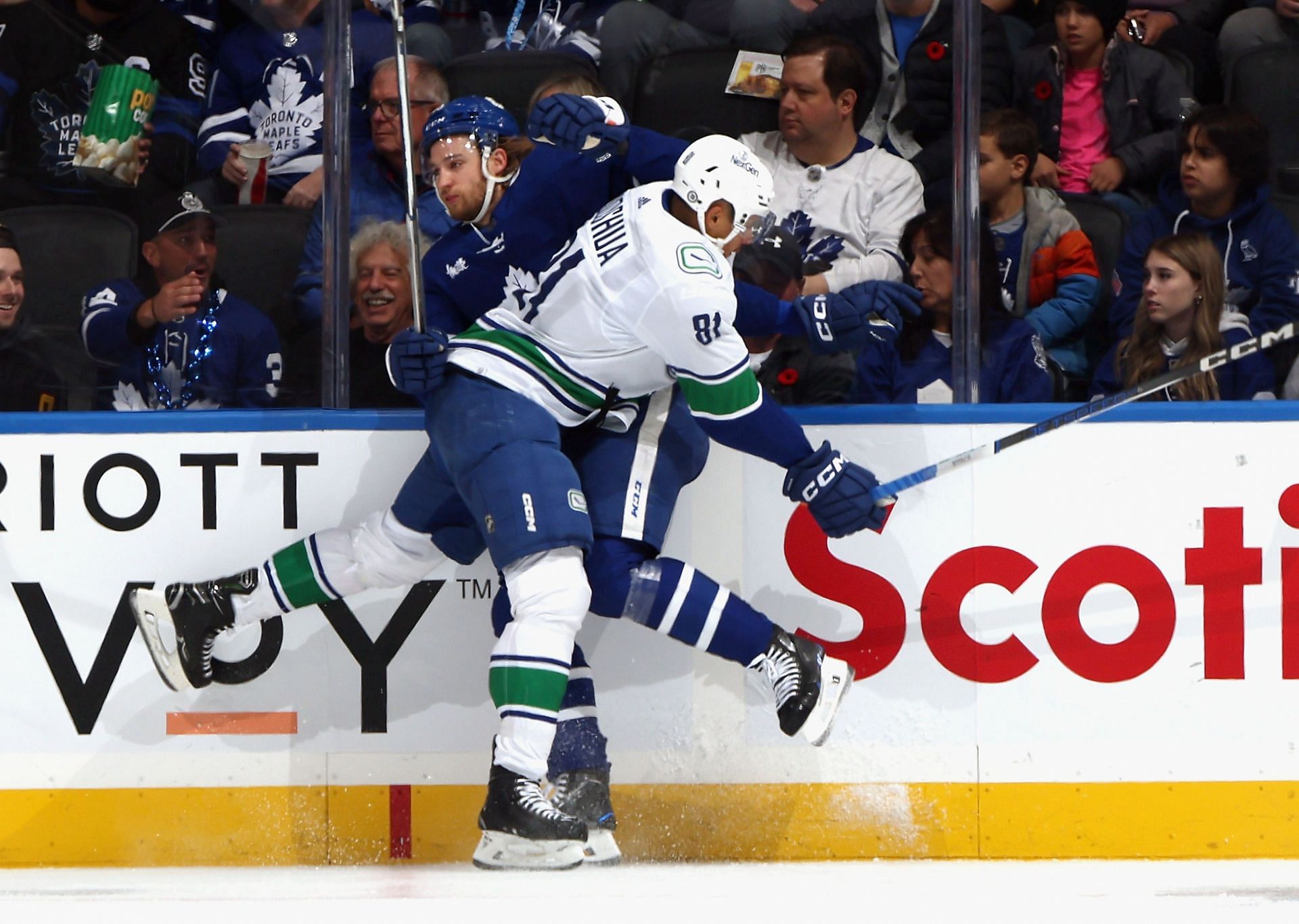 Vancouver Canucks v Toronto Maple Leafs