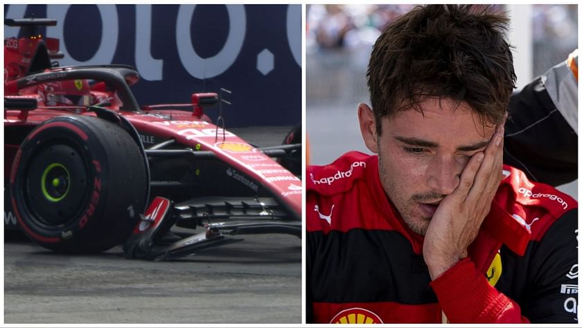 Formule 1  La vidéo du crash de Charles Leclerc (Ferrari) qui a
