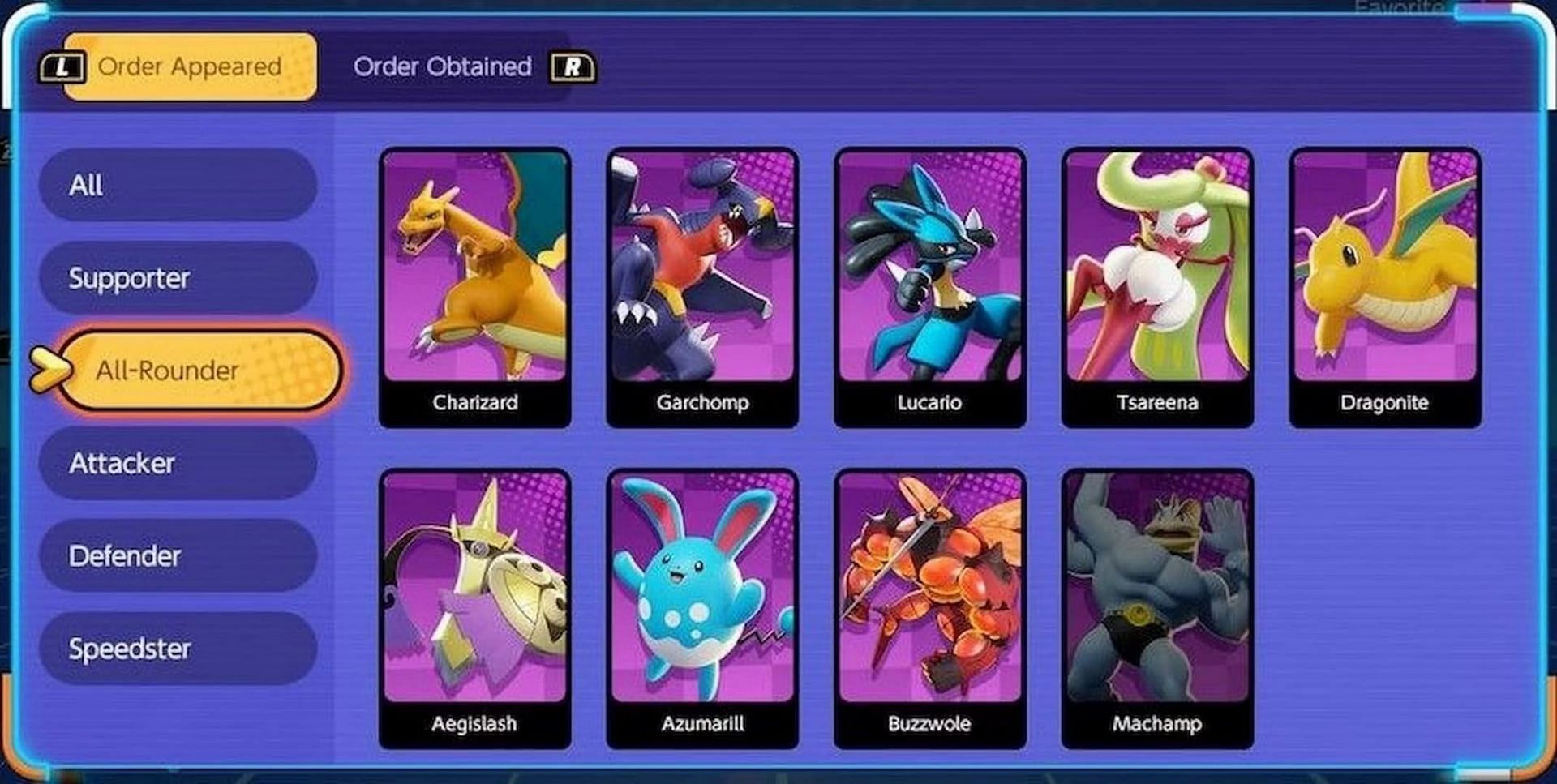 Pokemon Unite license tier list for November 2023