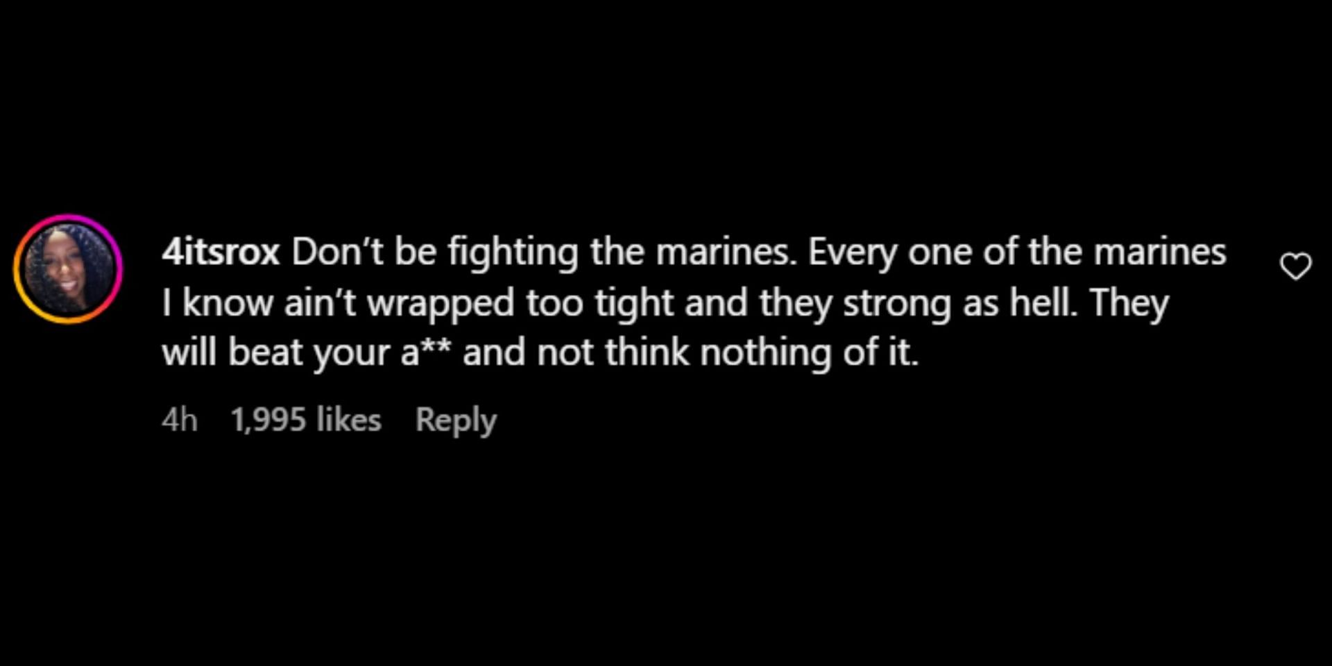 Netizens react to video of Austin bar brawl between civilians and young U.S. Marine members. (Image via Instagram/The Neighborhood Talk)
