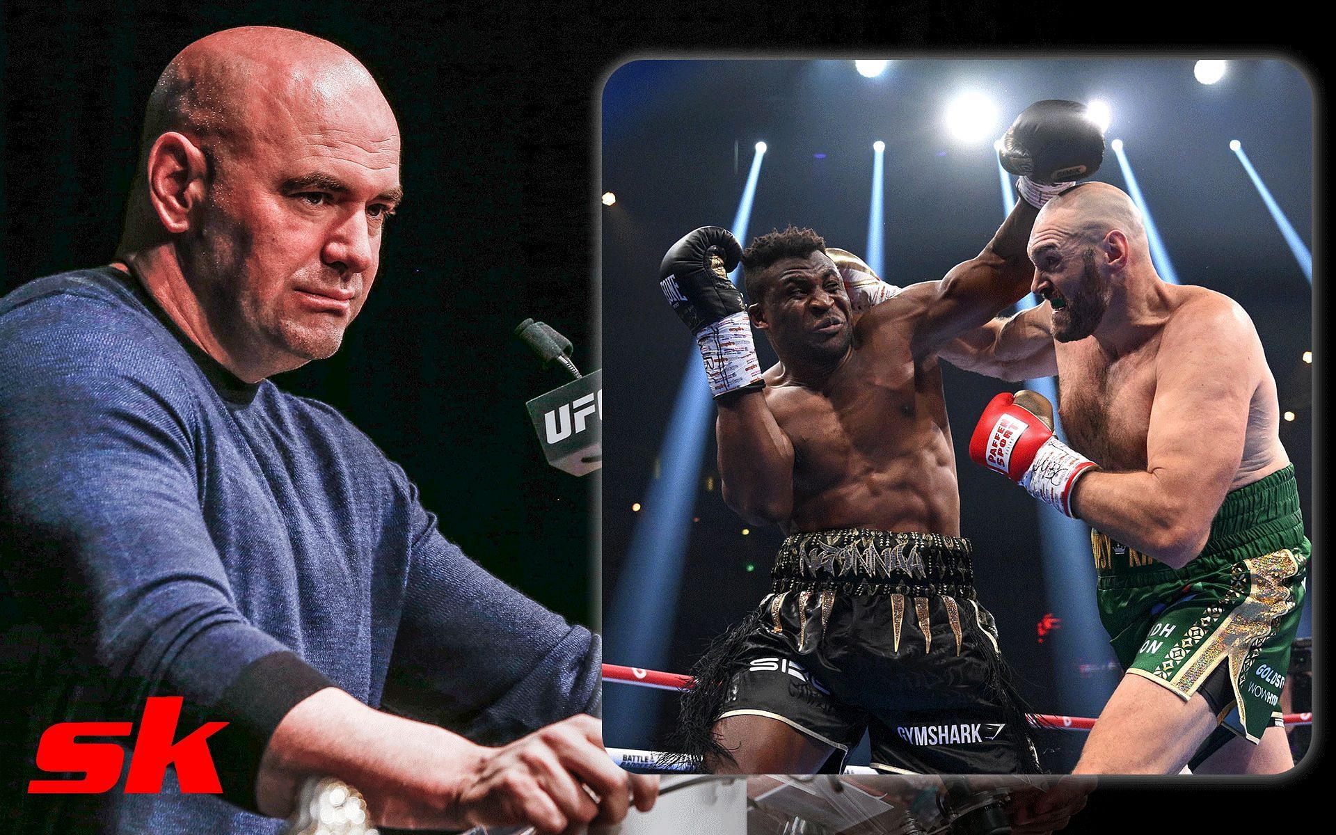 Dana White, Tyson Fury vs. Francis Ngannou [Image credits: Getty Images] 
