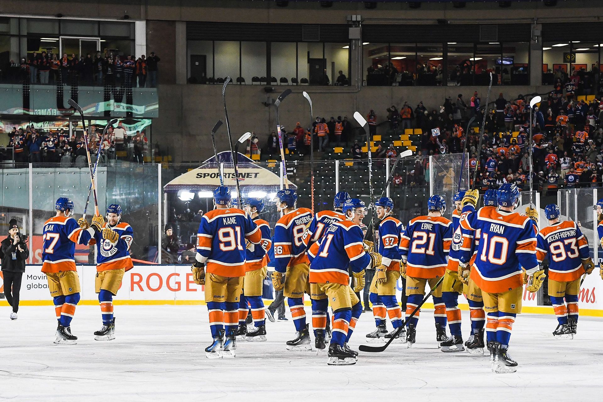 2023 Tim Hortons NHL Heritage Classic - Calgary Flames v Edmonton Oilers