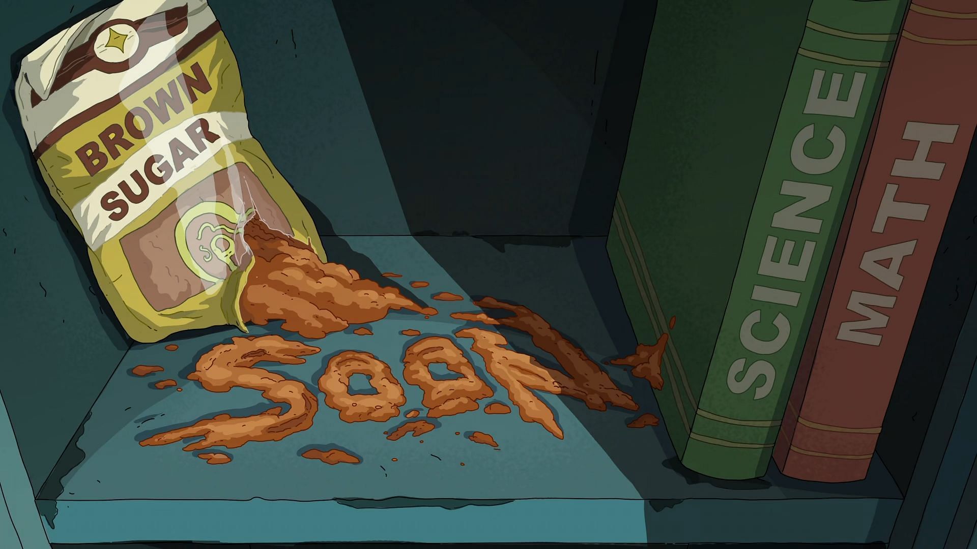 Churry leaves a message for Morty (Image via Adult Swim)