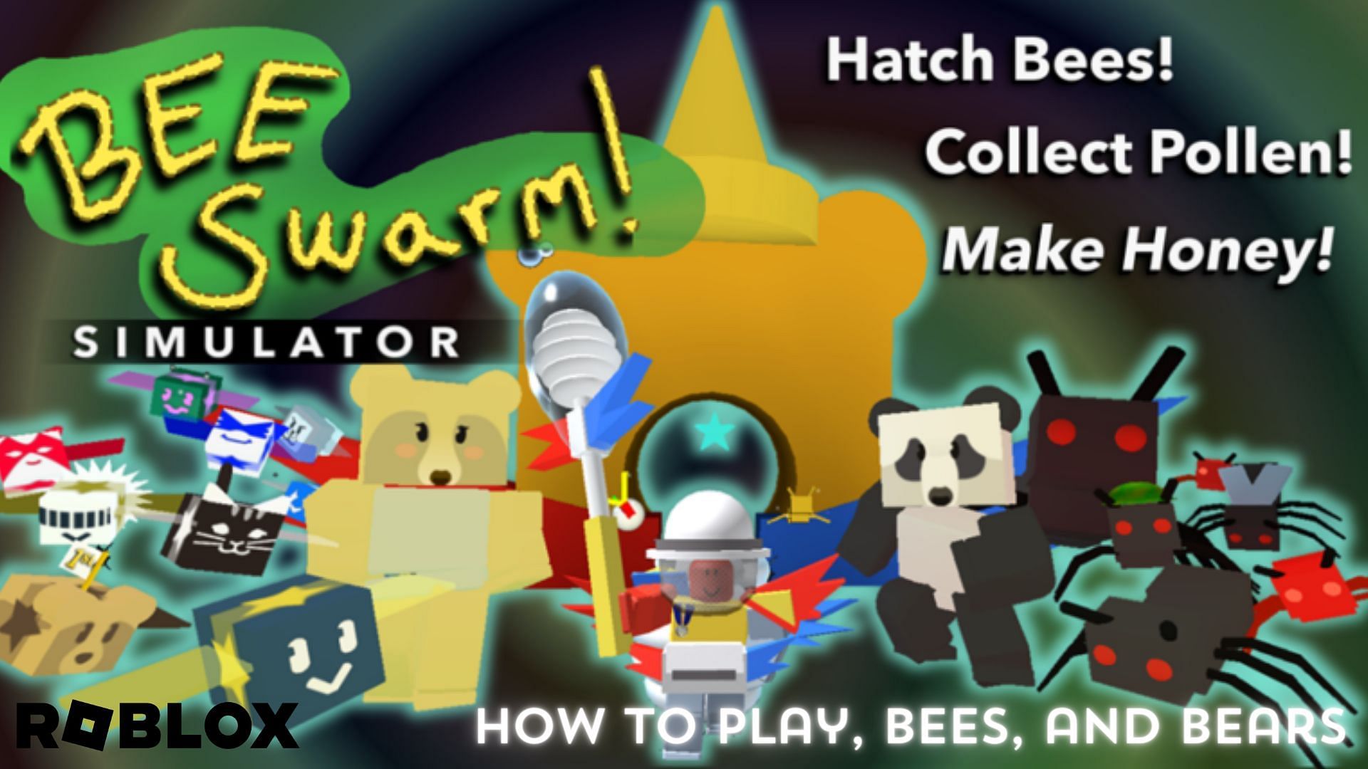 Featured image of Bee Swarm Simulator (Image via Roblox and Sportskeeda)