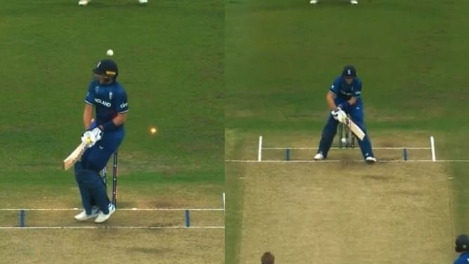 [WATCH] Joe Root gets bowled through his legs after missing trademark reverse lap during ENG vs NED 2023 World Cup clash