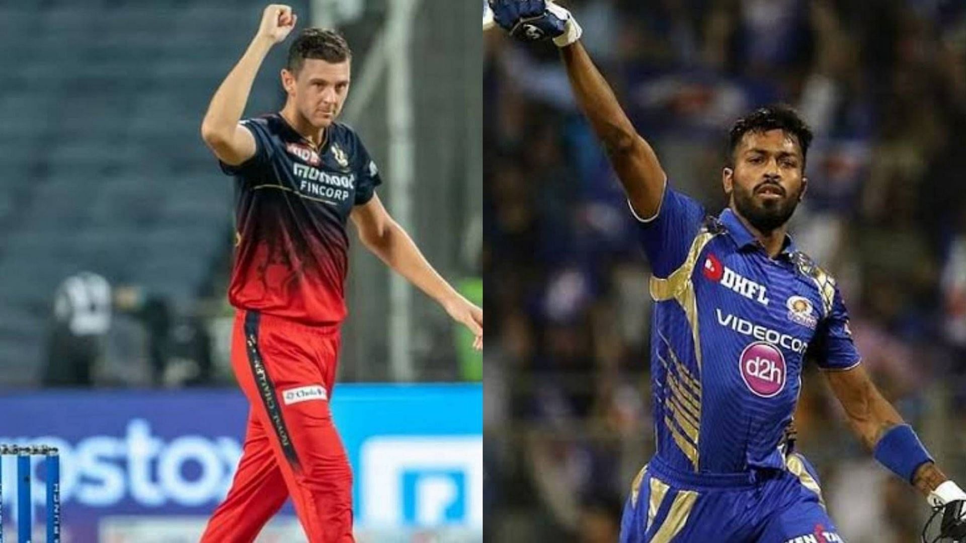 Josh Hazlewood and Hardik Pandya