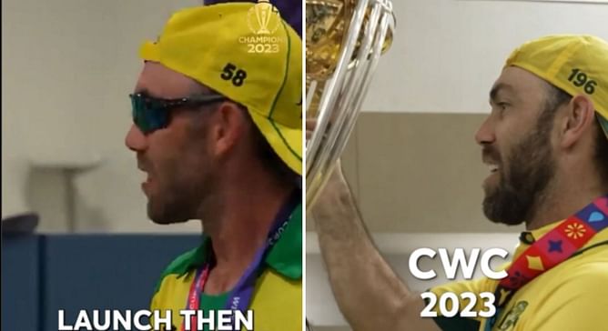 [Watch] Glenn Maxwell launches dressing room celebrations after 2023 World Cup win