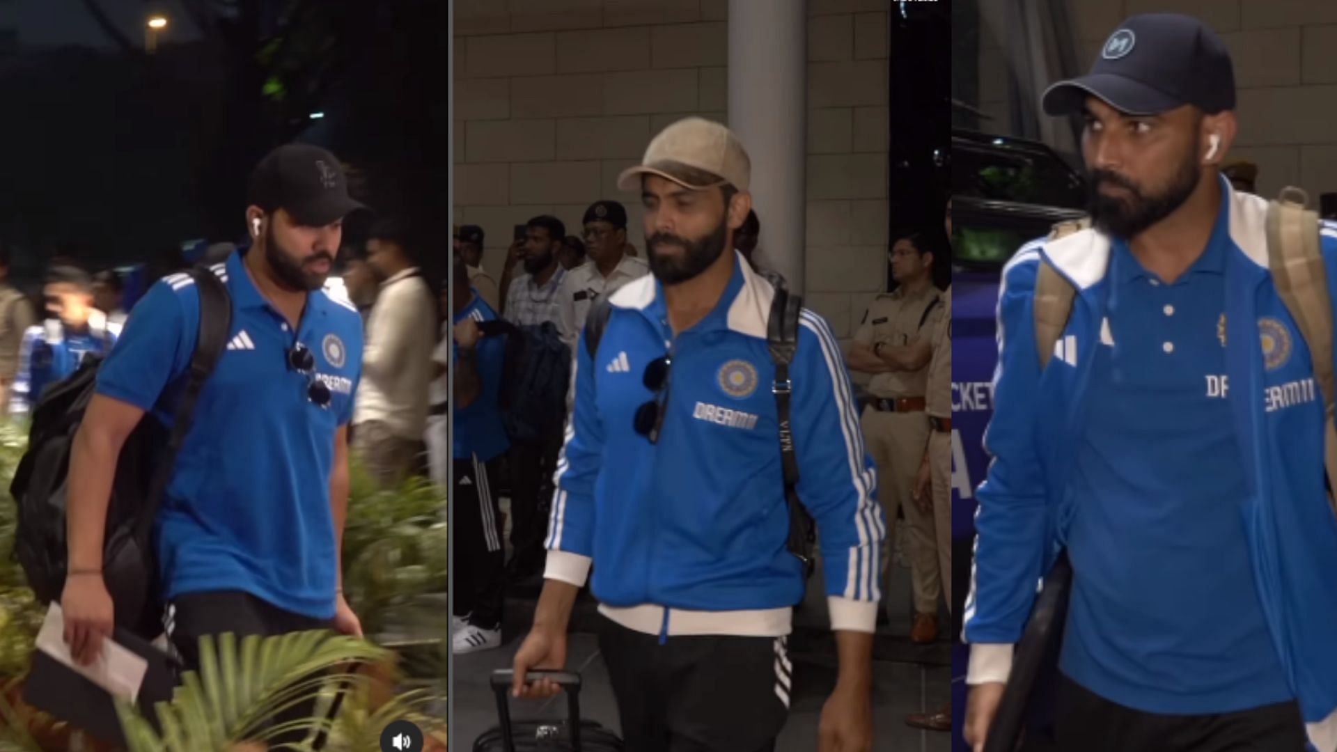 भारतीय टीम कोलकाता पहुँच गई है (Screenshot : BCCI Instagram Video)