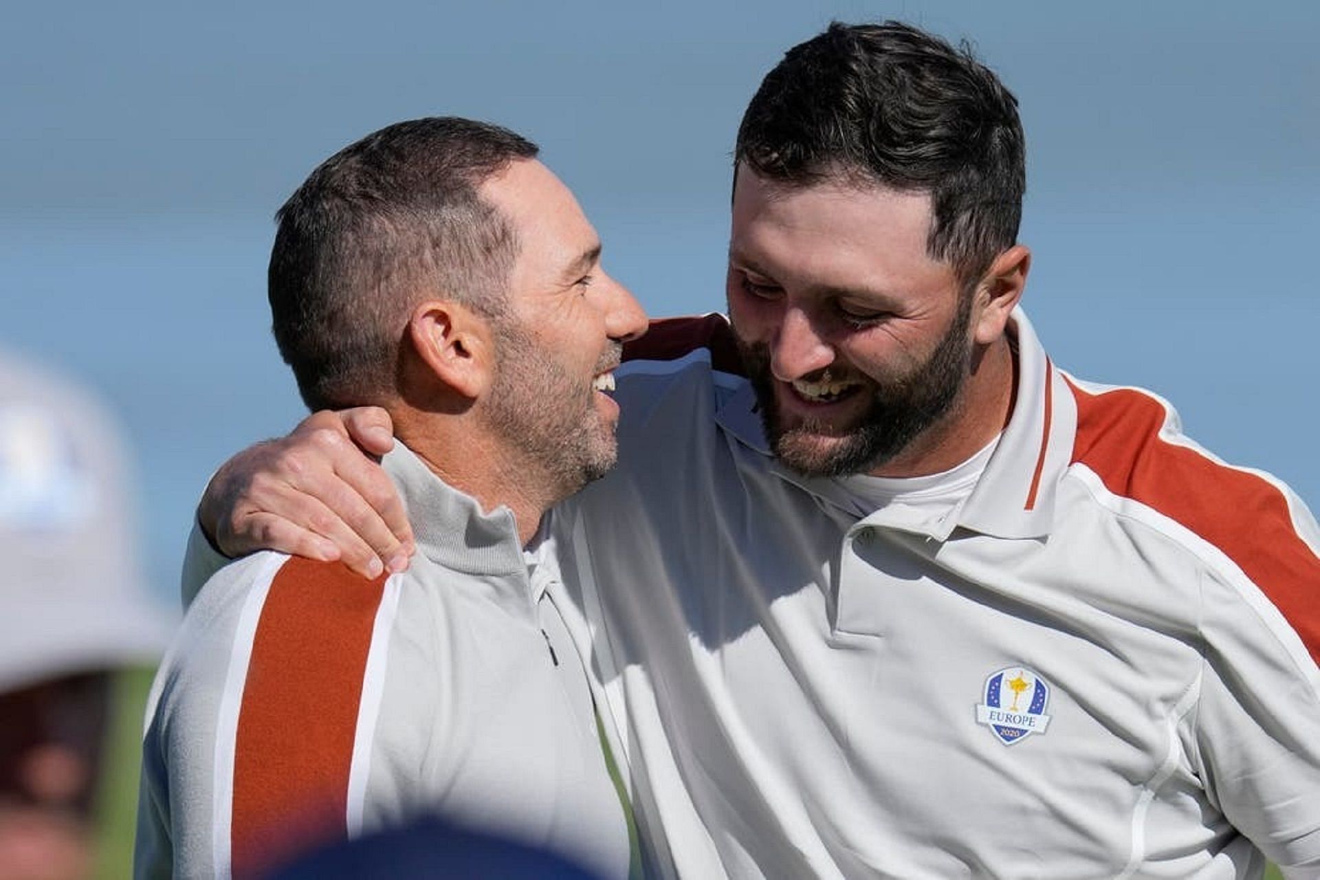 Sergio Garcia (left) and Jon Rahm during the Ryder Cup 2021( Image via Ashley Landis/AP)
