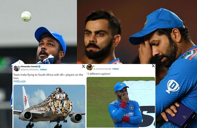 "Justice served" - Top 10 funny memes as BCCI announces Indian Test, ODI and T20I squads for South Africa tour