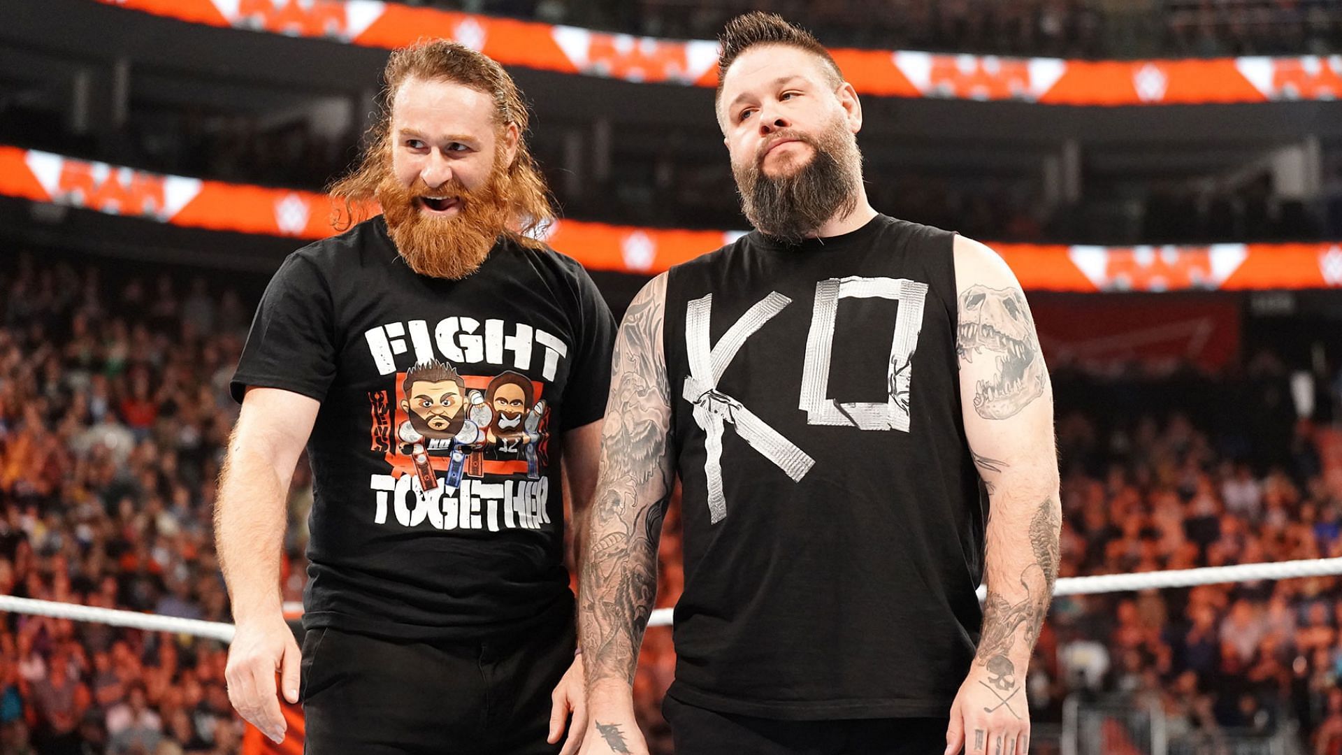 Sami Zayn and Kevin Owens had ended the historic Tag Team title reign of the Usos