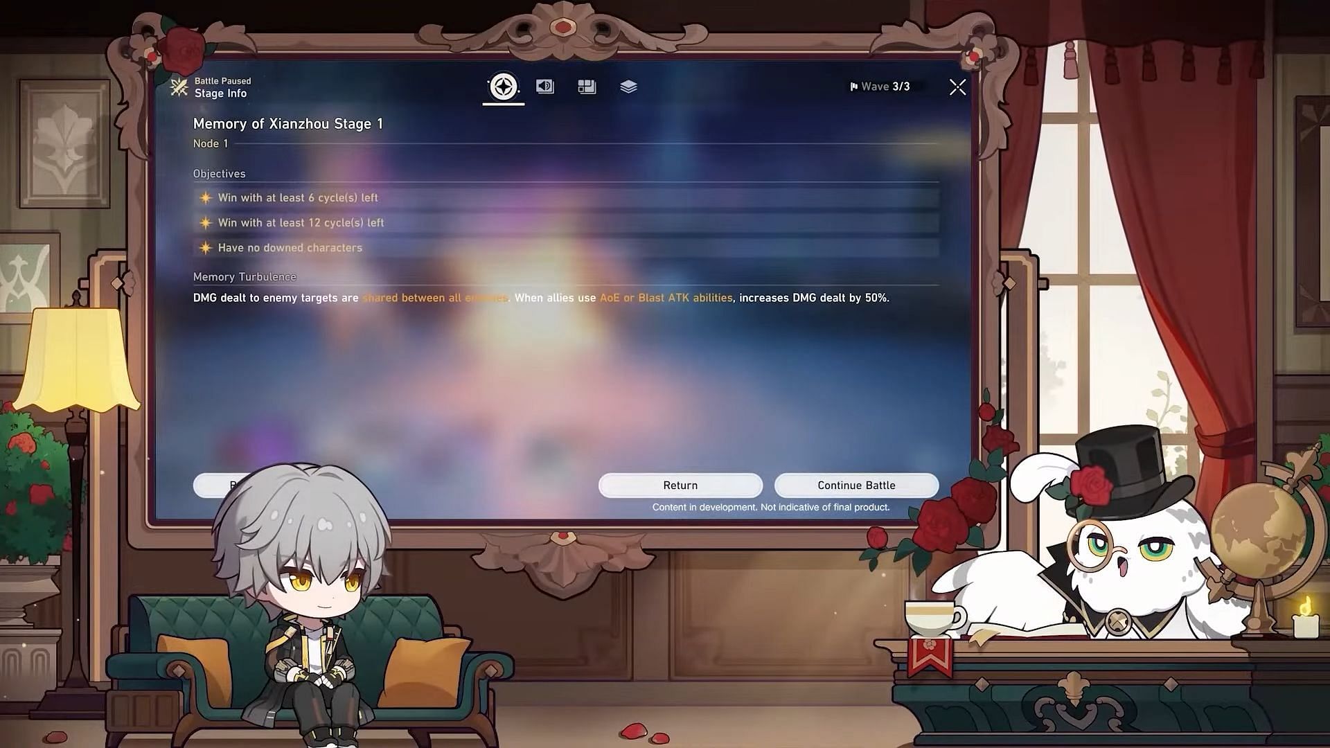 You can access the return button while pausing the game in the menu (Image via Honkai Star Rail on YouTube/ Hoyoverse)