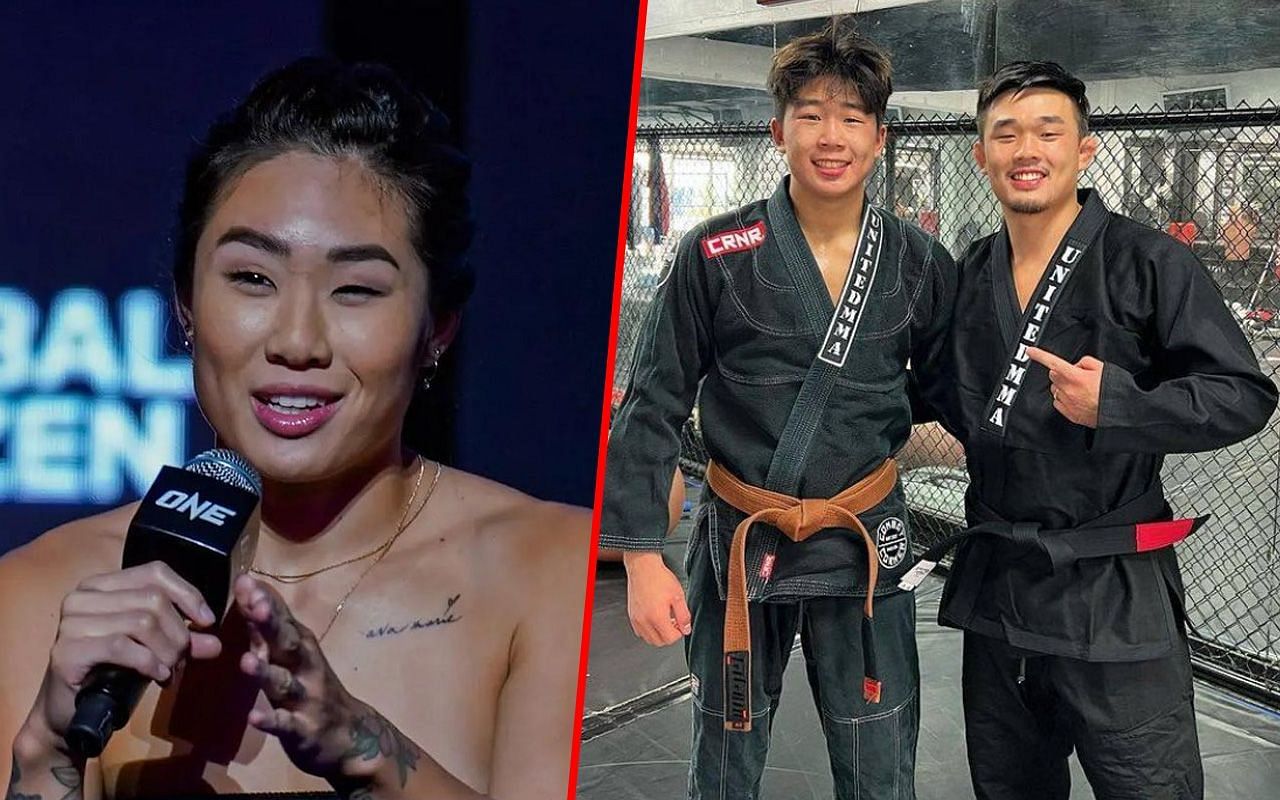 Angela Lee (Left) may have retired but her two brothers (Right) are still competing