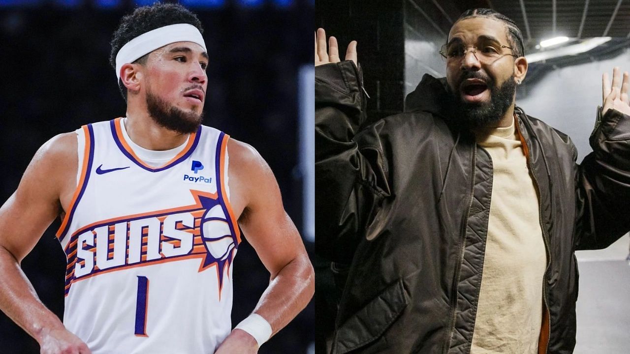 Phoenix Suns superstar Devin Booker and Grammy Award-winning rapper Drake.
