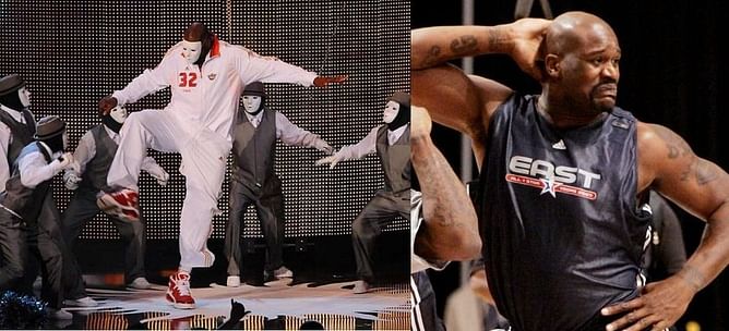 Shaquille O'Neal draws attention to insane break dance compilation featuring performance with Jabbawockeez