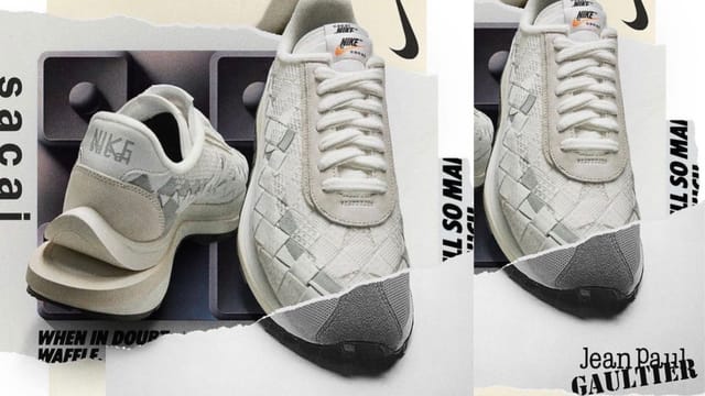 Sacai: Jean Paul Gaultier x Sacai x Nike LDVaporwaffle Mix 