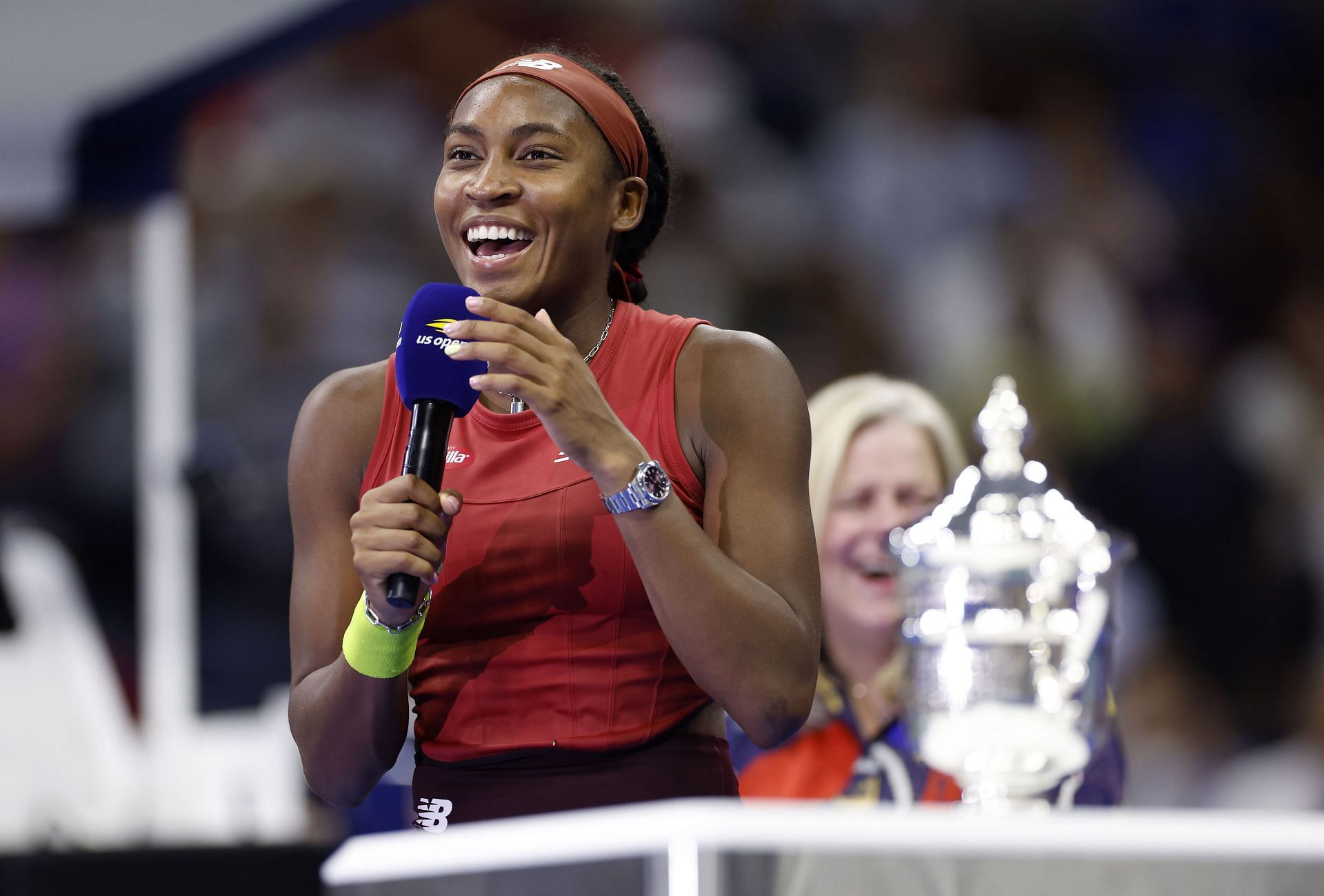 At the 2023 US Open, Coco Gauff became the first American teenager to lift the title since Serena Williams