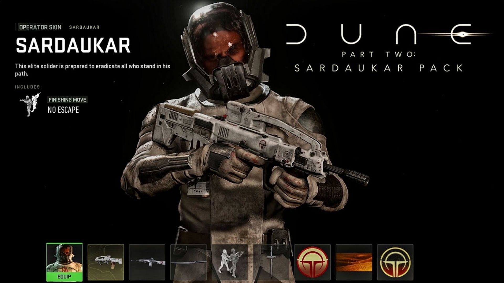 How to get Dune 2 Sardaukar operator skin in Warzone and MW2?