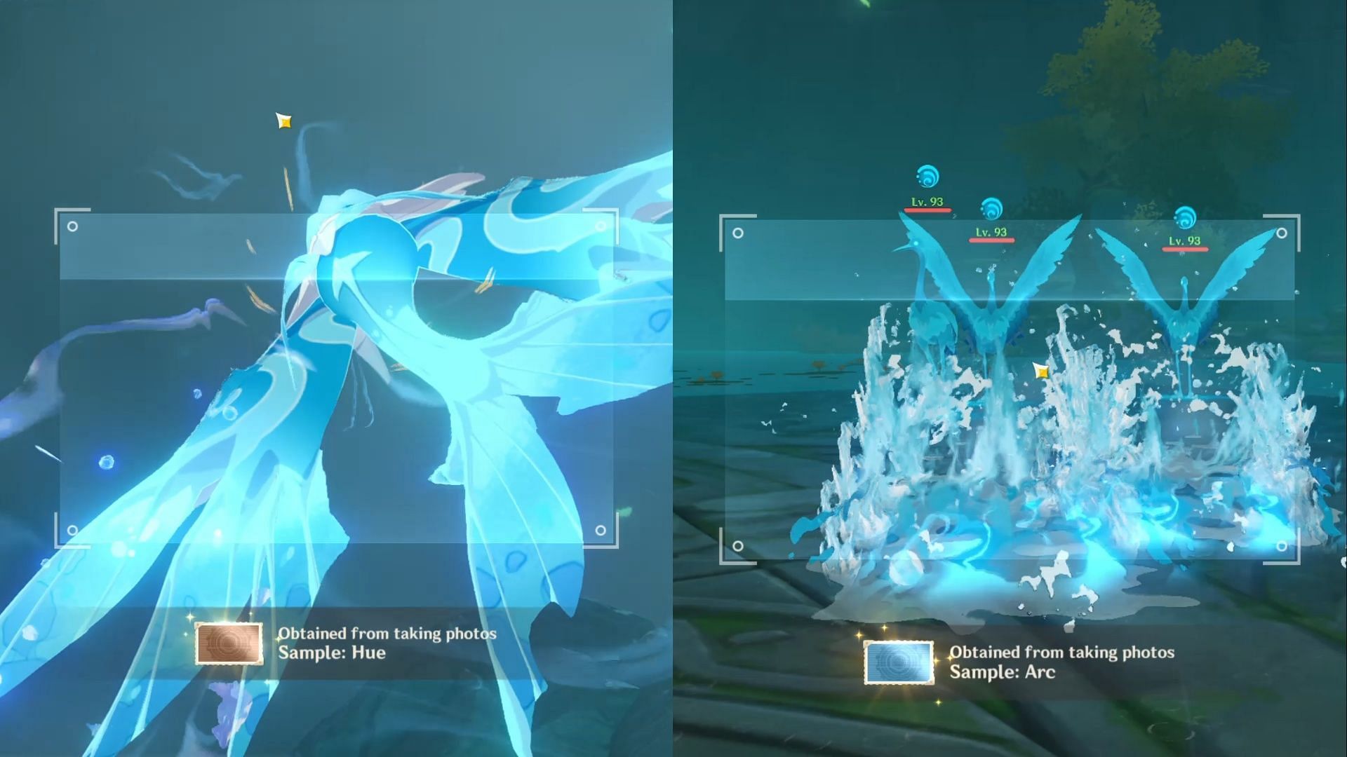 Oceanid and Hydro Mimic (Image via HoYoverse)