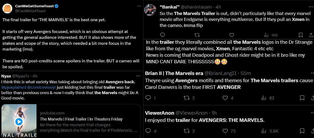 The Marvels final trailer ignites excitement by sparking speculations about  the Avengers and X-Men joining the fight