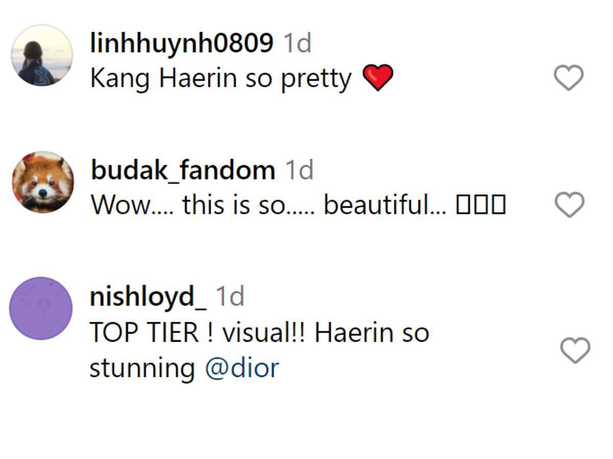 Fan comments (Image via @wkorea/Instagram)