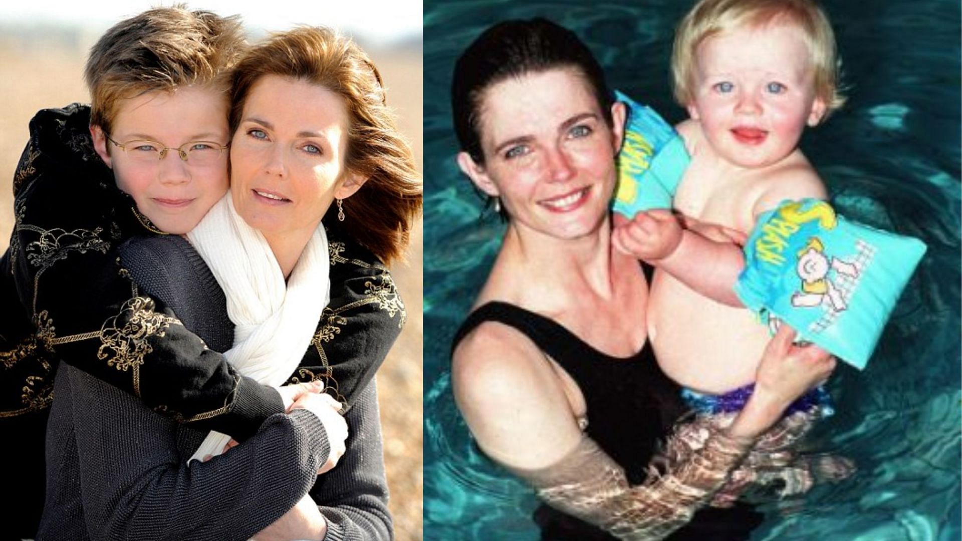 Annabel Giles with her son Ted (Image source via Sportskeeda)