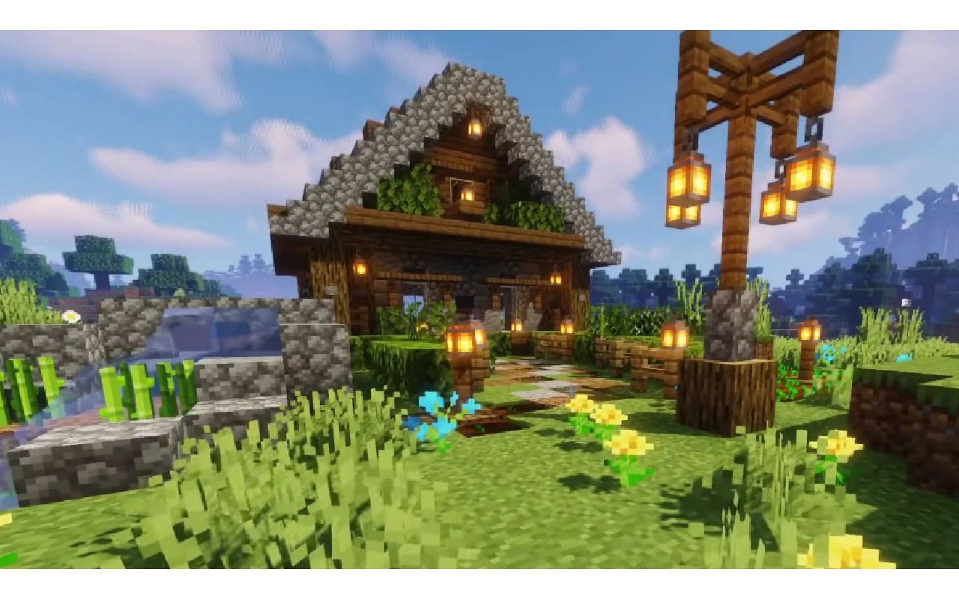 Adding details such as window frames and decorations can help a build become unique (Image via Mojang)