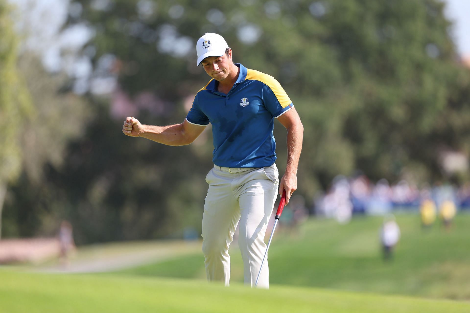 Viktor Hovland 2023 Ryder Cup - Singles Matches (Image via Getty)