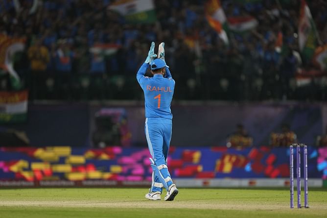 "Has looked like a proper wicketkeeper" - Salman Butt mighty impressed by KL Rahul's glovework in 2023 World Cup