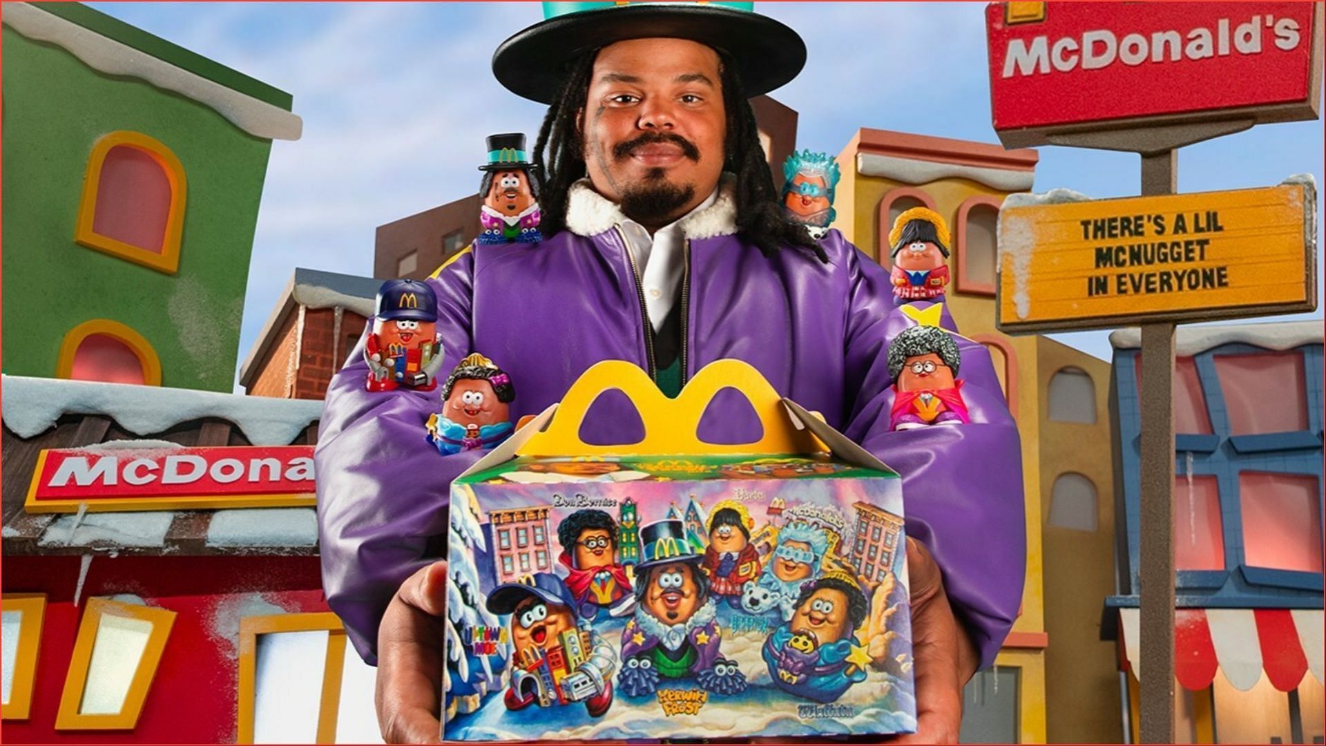 The limited-time Kerwin Frost boxes will hit global stores next month on December 11 (Image via McDonald&rsquo;s)
