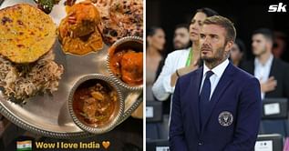 "Wow I love India" - David Beckham shares image of Indian food items as he attends private party