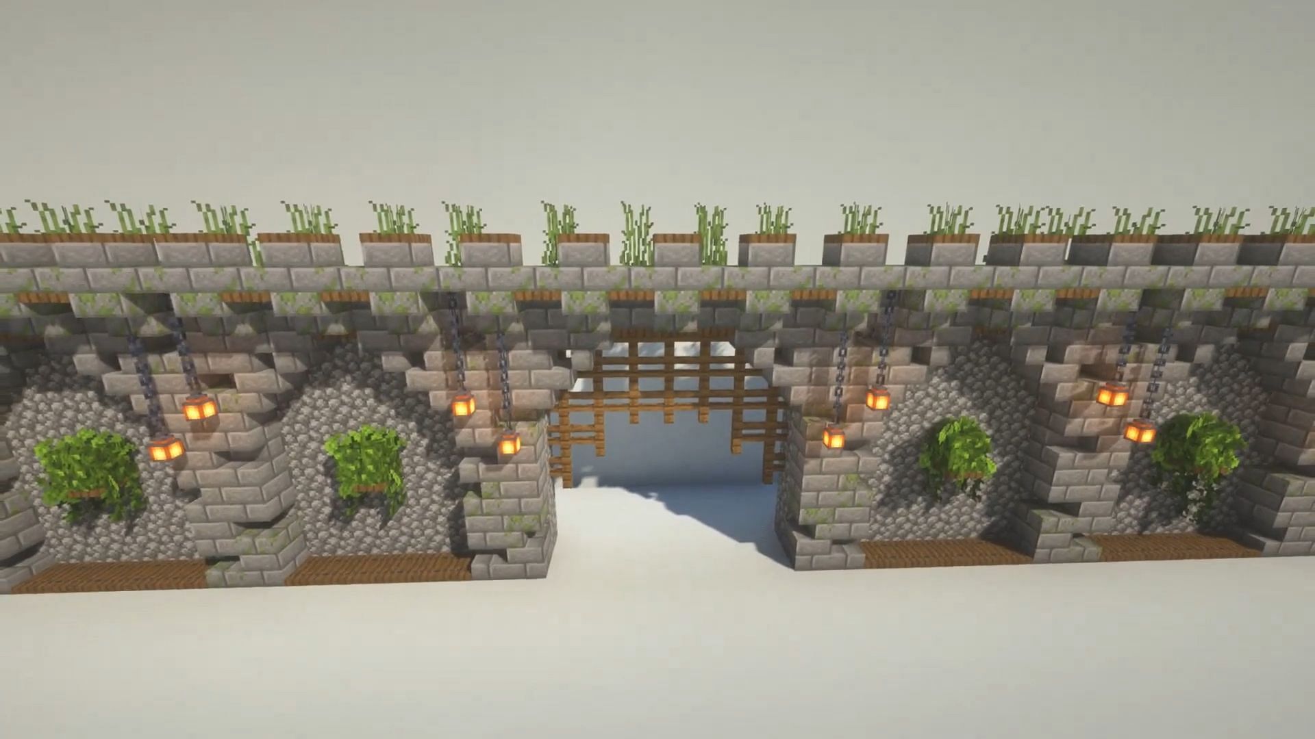 Stone wall design idea (Image via YouTube/Eli&#039;s Art)