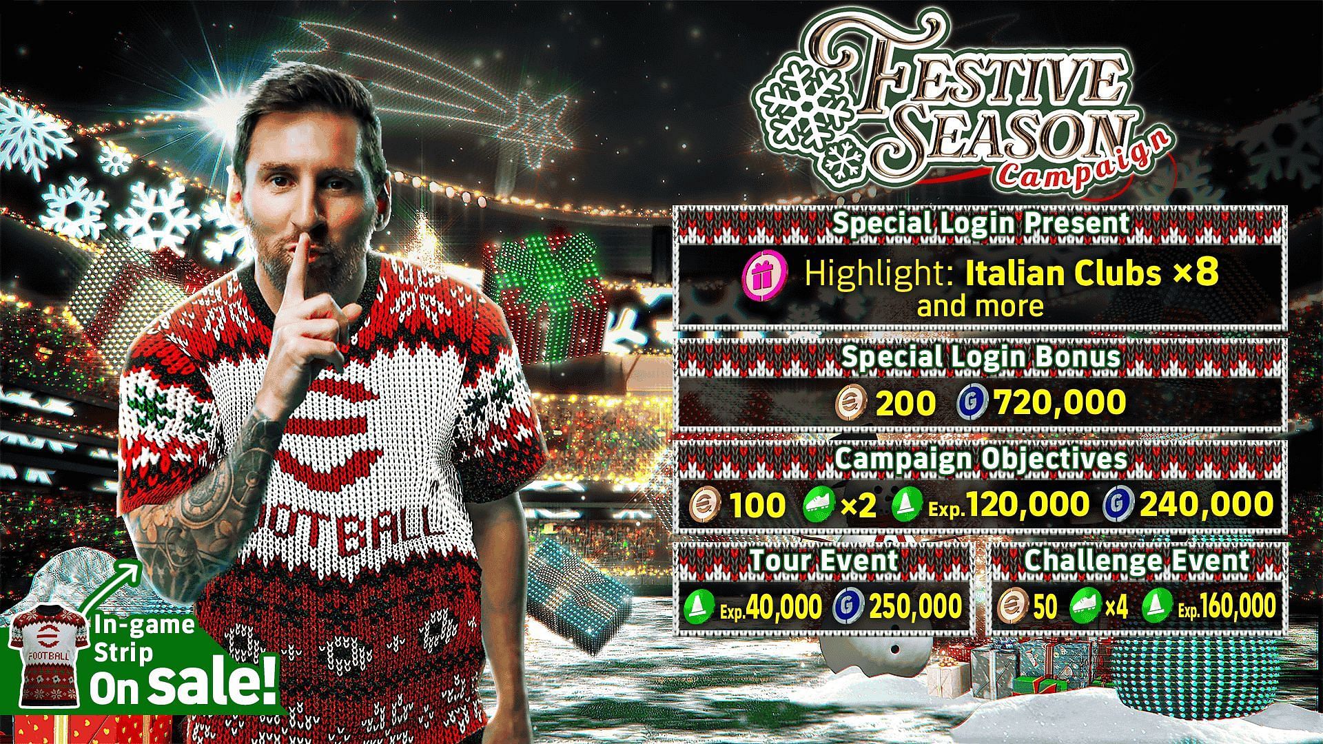 Festive Season Campaign in eFootball 2024