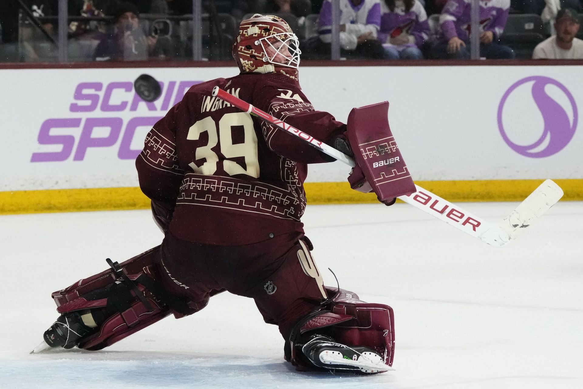 Connor Ingram is Arizona&#039;s starting goalie.